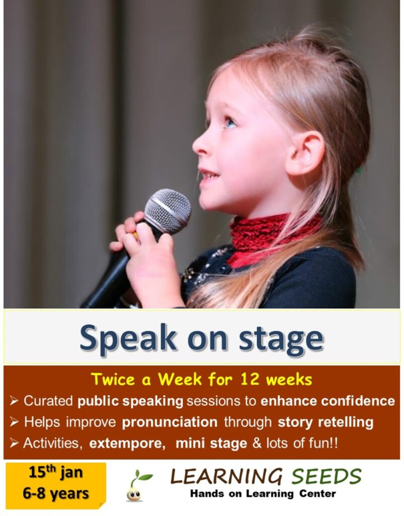 Public Speaking for Kids ( Online/Offline) - Learning Seeds
